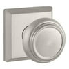 Baldwin PSTRATSR049 Reserve Passage Traditional with Traditional Square Rose in Matte Brass & Black Finish Baldwin PSTRATSR049 Reserve Passage Traditional with Traditional Square Rose in Matte Brass & Black Finish